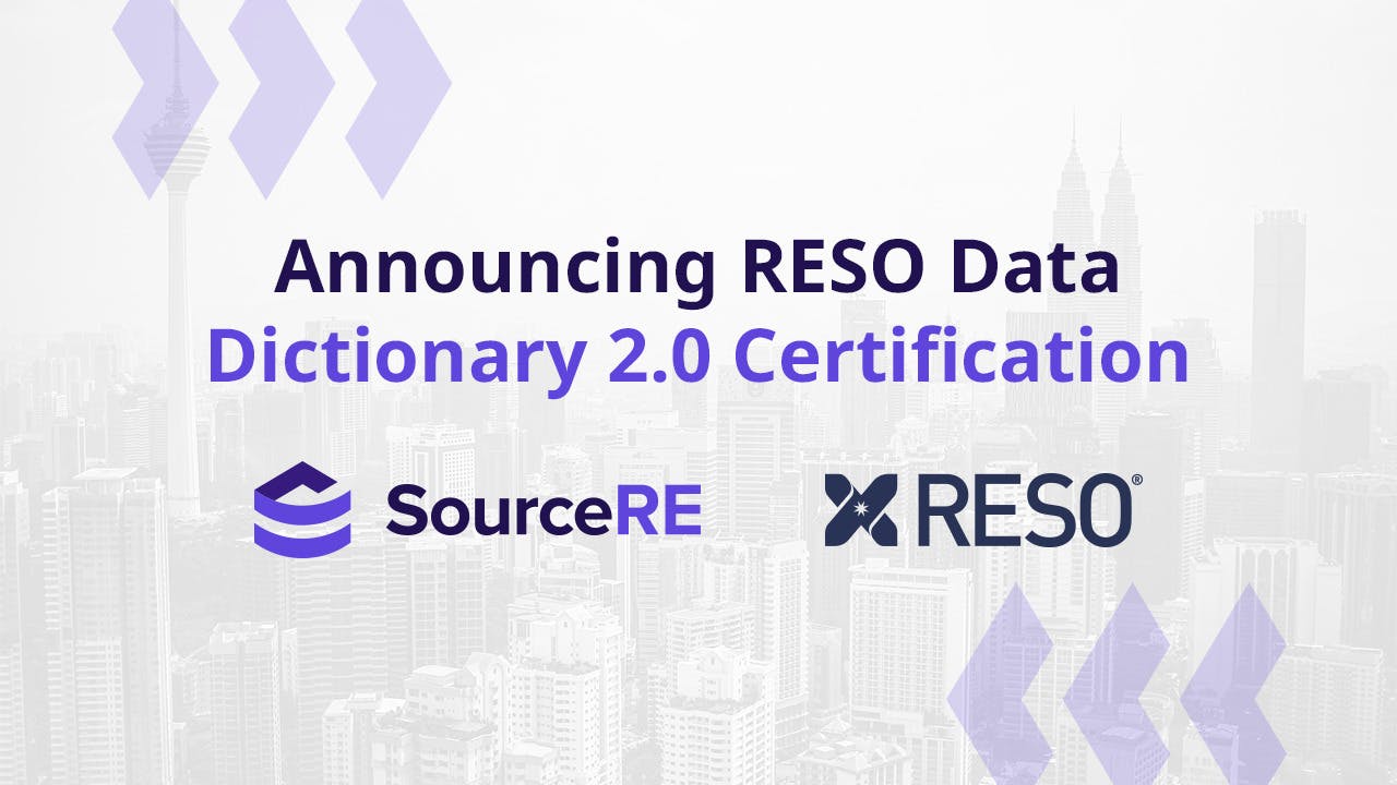 SourceRE Passes RESO Data Dictionary 2.0 Certification1